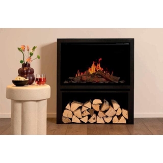 Estufa eléctrica Orion Traditional 26" con leñero - Imagen 2