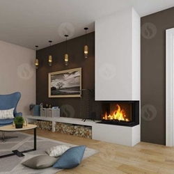 Hogar de leña Heat 3CF3G 65/31 - 65.52.31 - HC3LH25 - Imagen 2