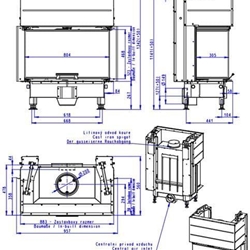 Hogar de leña Heat 3CF3G 80/31 - Imagen 2
