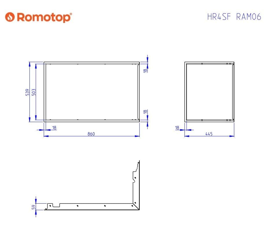Hogar de leña Heat E2 81/40 - 81.51.40 - HL4SF26/HR4SF26 - Imagen 7