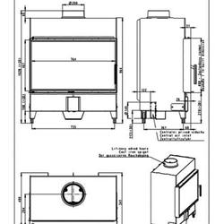 Hogar de leña Heat F 76/47 - Imagen 2