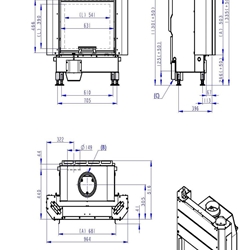 Hogar de leña Heat FG 63/47 - 66.50 - H3LE06 - Imagen 2