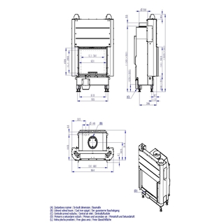 Hogar de leña Heat FG 63/47 - 66.50 - H3LE06 - Imagen 2