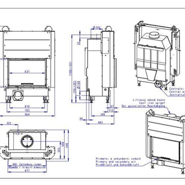 Hogar de leña Heat FG 63/47 - Imagen 2