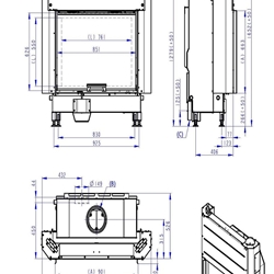 Hogar de leña Heat FG 85/63 - 88.66 - H3LJ06 - Imagen 2