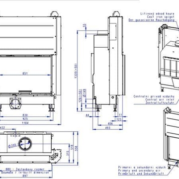 Hogar de leña Heat FG 85/63 - Imagen 2