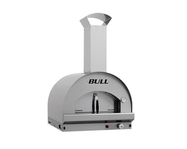 Horno de gas para pizza Bull 60x60 sin carrito, top en inox - Imagen 1