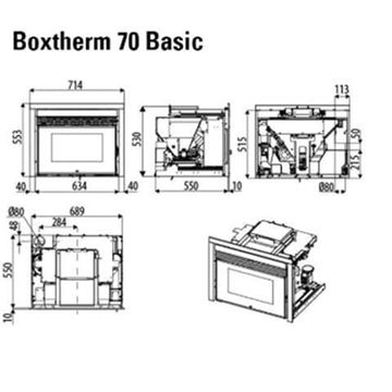 Insert de pellet Boxtherm 70 Slide Maestro Air 9 - Imagen 2
