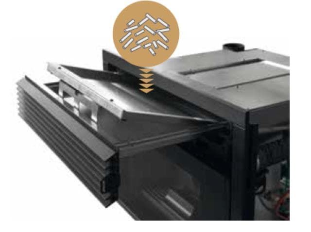 Insert de pellet QBox 60 6kW - Imagen 4