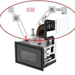 Insert de pellet Vivo 90 Comfort Air 9 BASIC - Imagen 2