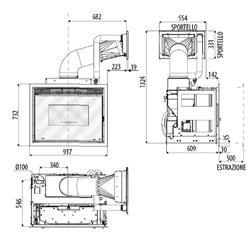 Insert de pellet Vivo 90 Hydro Smartclean 24 CORE EVO - Imagen 2