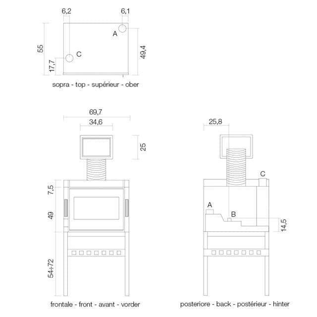 Insert de pellet Zefiro 9 - Imagen 4