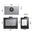 Insertable de gas Square 60 Wall (Doble Corner) - Imagen 2