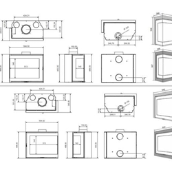 Insertable de leña S60 - Esquinero - Imagen 2