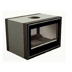 Insertable de leña Vision 10 DUO doble cara túnel - Imagen 1
