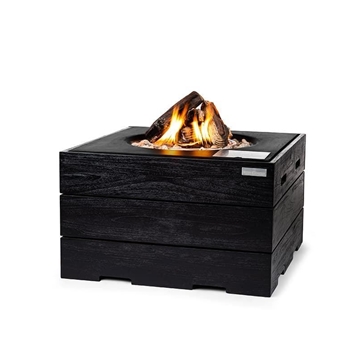 Mesa de exterior Cocoon Teak Black TOP cuadrada - Imagen 1