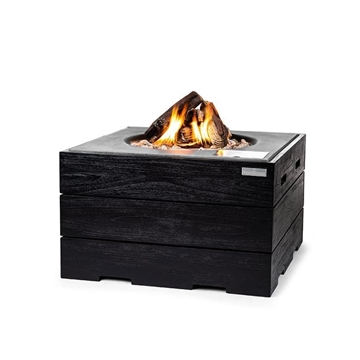 Mesa de exterior Cocoon Teak Black TOP cuadrada - Imagen 2