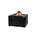 Mesa de exterior Cocoon Teak Black TOP cuandrada - Imagen 1