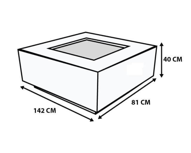 Mesa de exterior en composite Yasur - Imagen 3