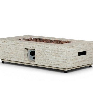 Mesa de exterior Estate Rectangular 115 Travertine - Imagen 1