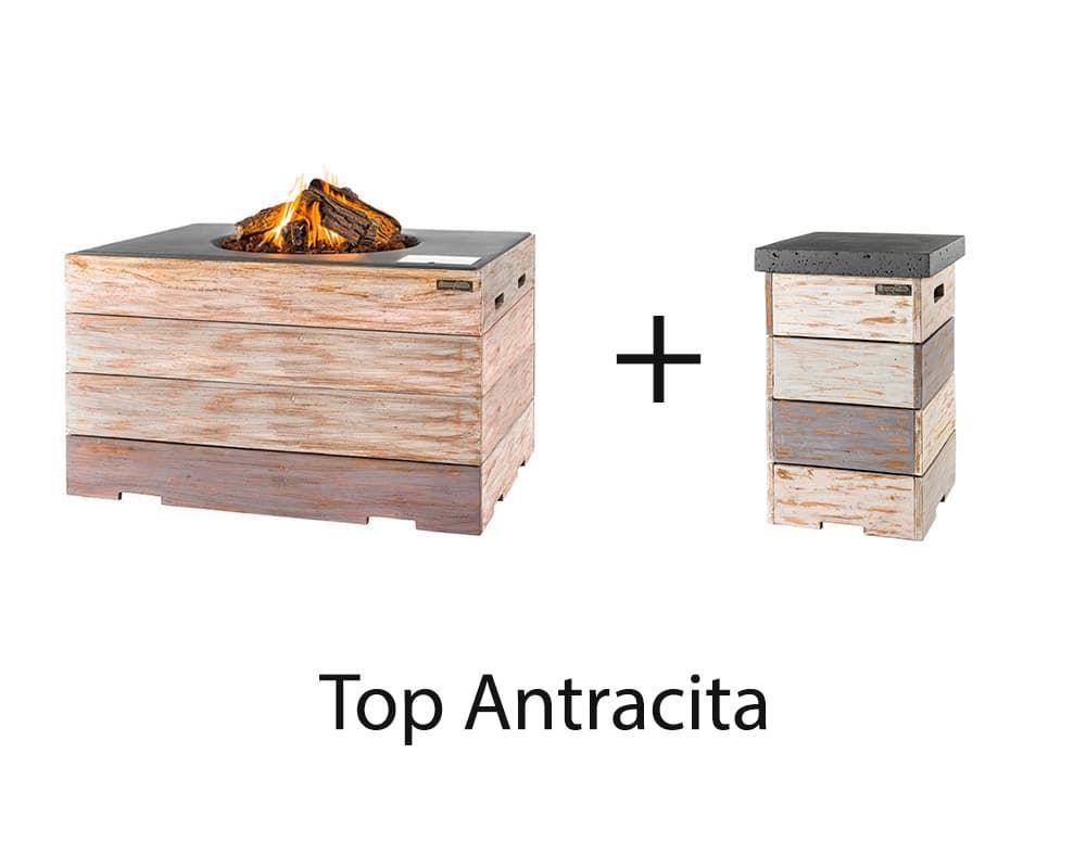 Mesa de exterior Nice&Nasty Lounge&Dining rectangular con cubrebombona - Imagen 1