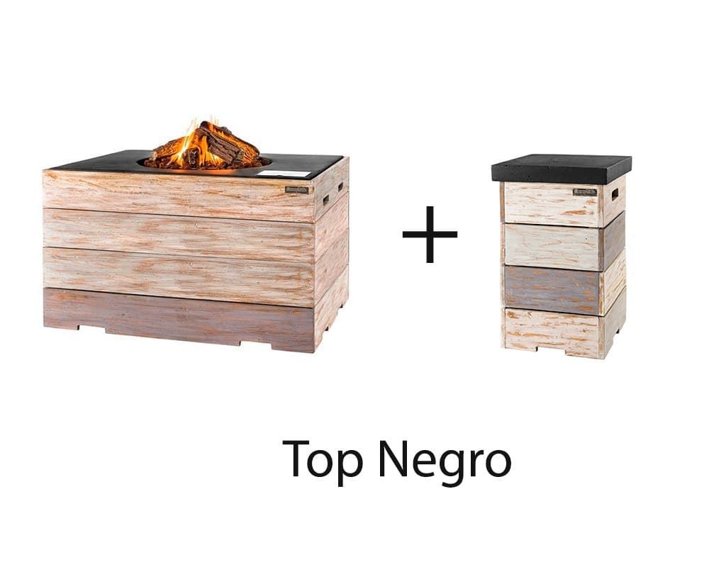 Mesa de exterior Nice&Nasty Lounge&Dining rectangular con cubrebombona - Imagen 2