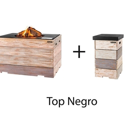 Mesa de exterior Nice&Nasty Lounge&Dining rectangular con cubrebombona - Imagen 2