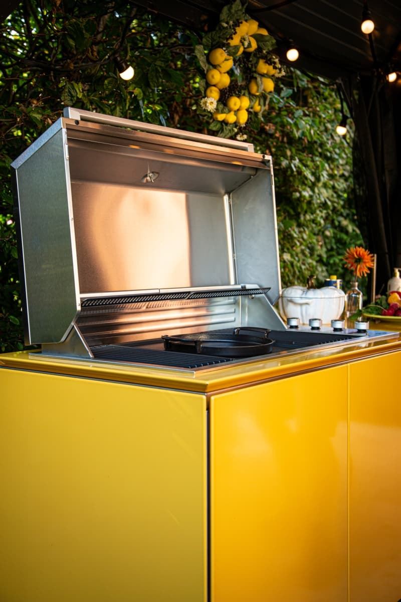 Módulo de exterior Vlaze ADAPT 120 con barbacoa gas Fulgor con media estantería - Imagen 4