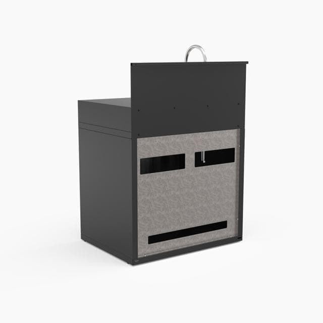Módulo fregadero de 80 cm de acero negro serie "N" - Imagen 8