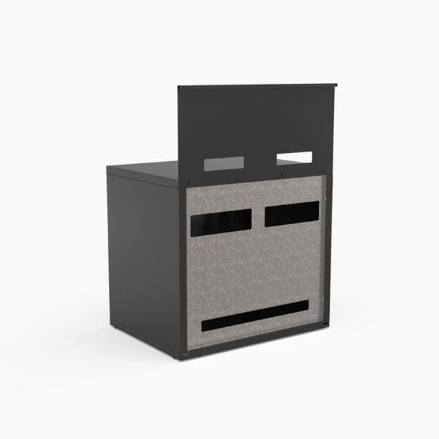 Módulo PLANCHA de 80 cm de acero negro serie "N" - Imagen 8