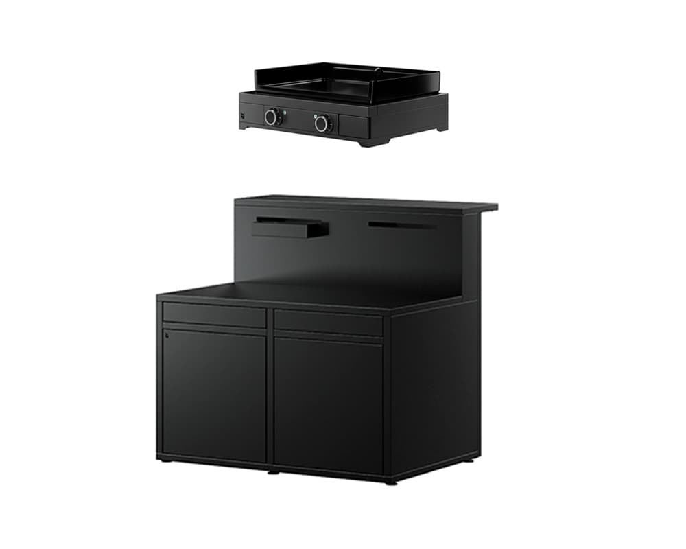 Pack Compacta Eléctrica con plancha Edition One 60 eléctrica + módulo cocina doble - Imagen 1