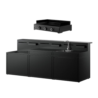 Pack Funcional Gas con plancha Edition One 75 gas + mesa de trabajo + fregadero - Imagen 1