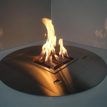 Quemador bioetanol electrónico redondo Afire BR72 - Imagen 1