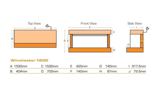 Revestimiento Winchester para New Forest 1200 - Imagen 3