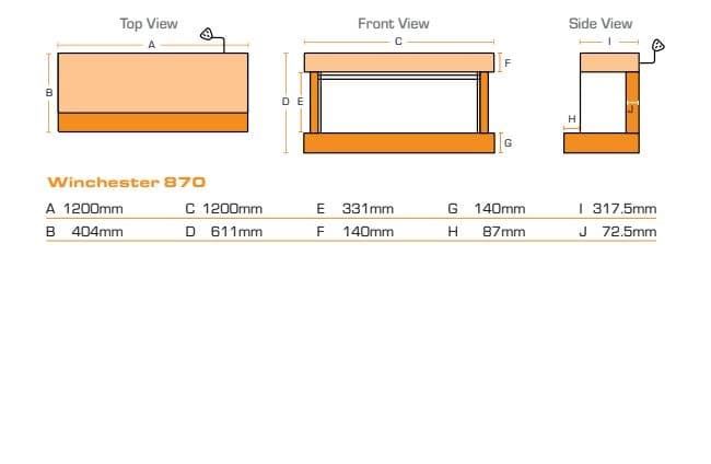 Revestimiento Winchester para New Forest 870 - Imagen 3