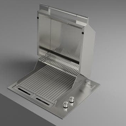 Tapa barbacoa Fulgor 60 inox alta - Imagen 2