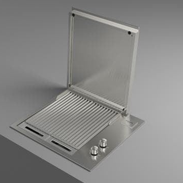 Tapa barbacoa Fulgor 60 inox baja - Imagen 2
