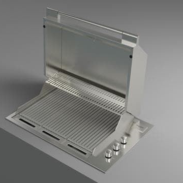 Tapa barbacoa Fulgor 80 inox alta - Imagen 2