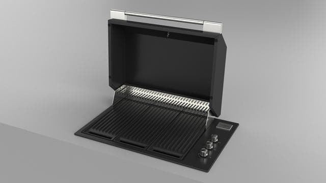 Tapa barbacoa Fulgor 80 negra alta - Imagen 4