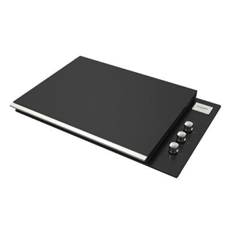 Tapa barbacoa Fulgor 80 negra baja - Imagen 1