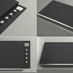 Tapa barbacoa Fulgor 80 negra baja - Imagen 2