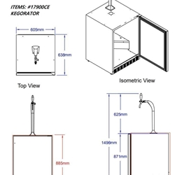 Tirador de cerveza Kegorator 140 litros Bull - Imagen 2