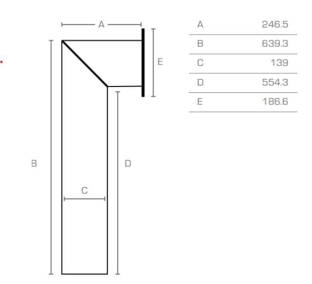 Tubo decorativo para estufa Bramshaw y Ashurst - Imagen 3